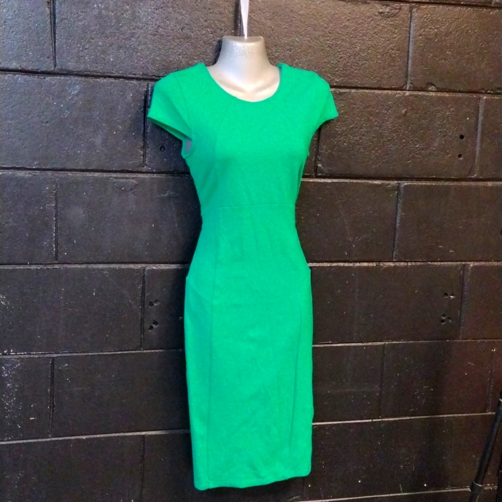 medium Felicity and cocoa dress and green